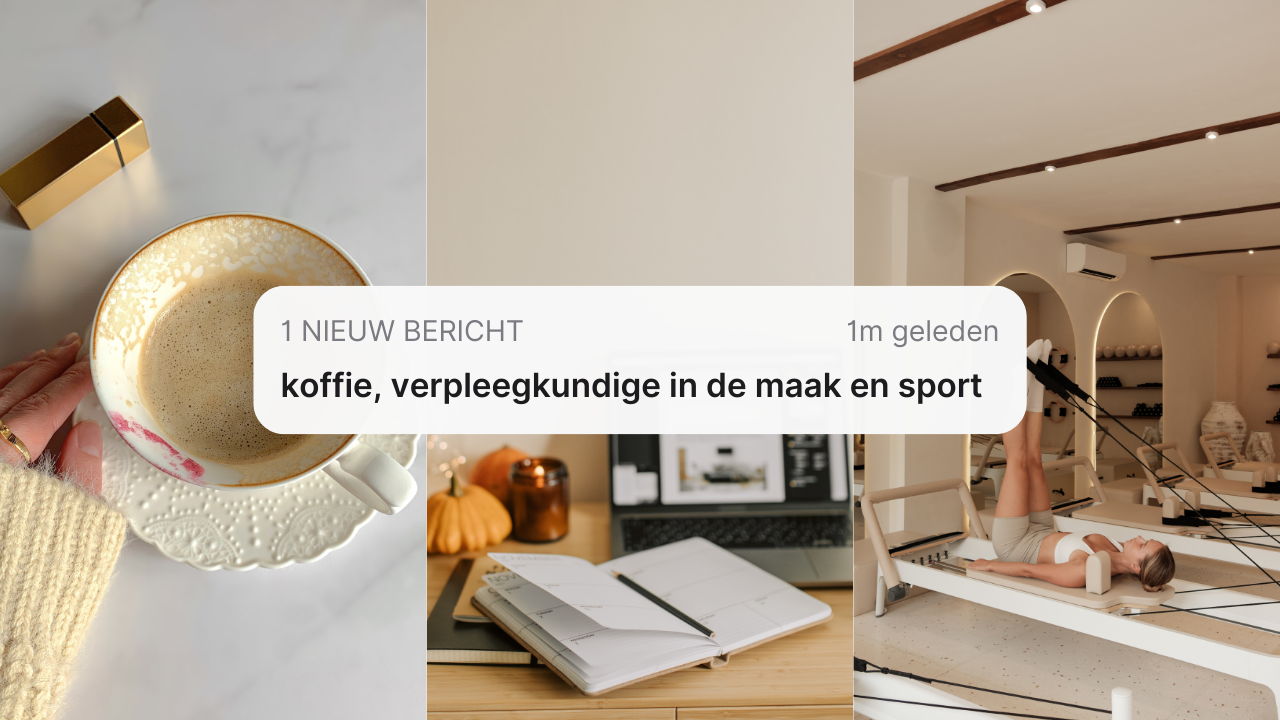 1 op 1 coachgesprek met mij.